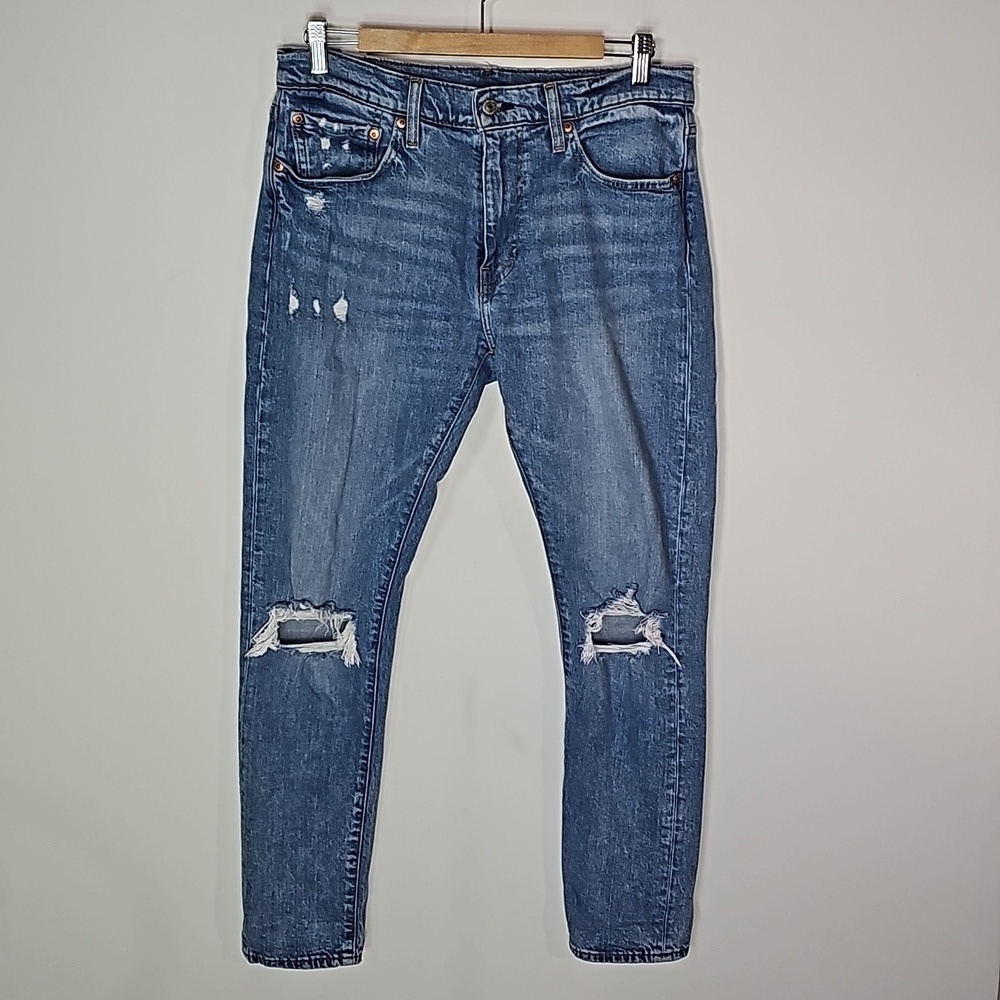 Levi's 512 32x32 distressed style skinny jeans